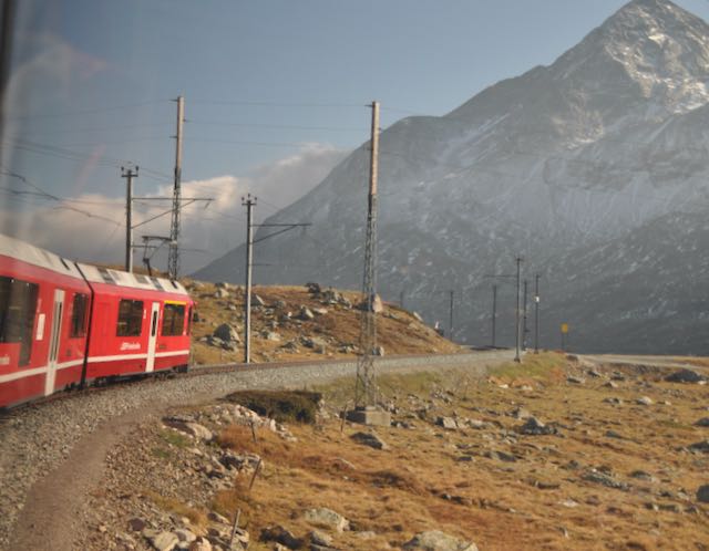 Mit dem Bernina-Express von Chur nach Tirano
