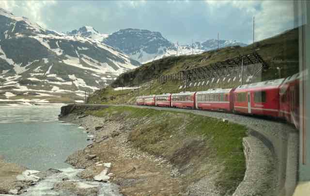 Mit dem Bernina-Express zum Comer See und über den Gotthard zurück