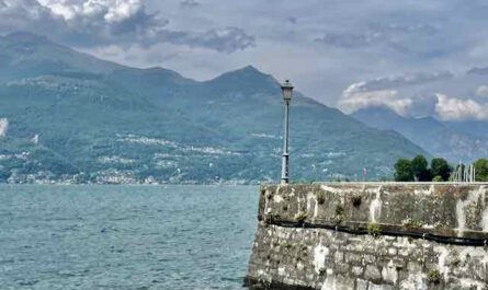 Colico am Lago di Como, Blick über den See